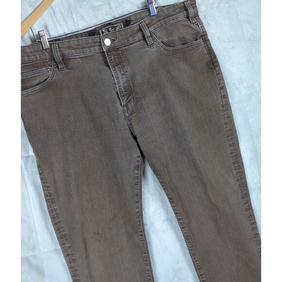 34 Heritage Men Charisma Comfort-Rise Classic Jeans Brown 44/34 Measures 42/28 - Picture 2 of 11